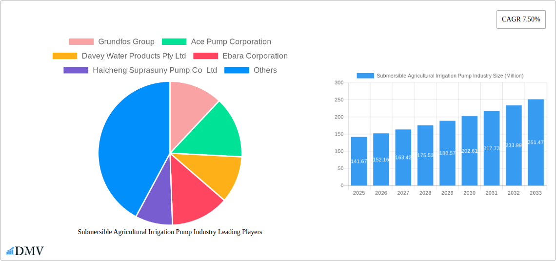 Submersible Agricultural Irrigation Pump Industry Research Report - Market Size, Growth & Forecast