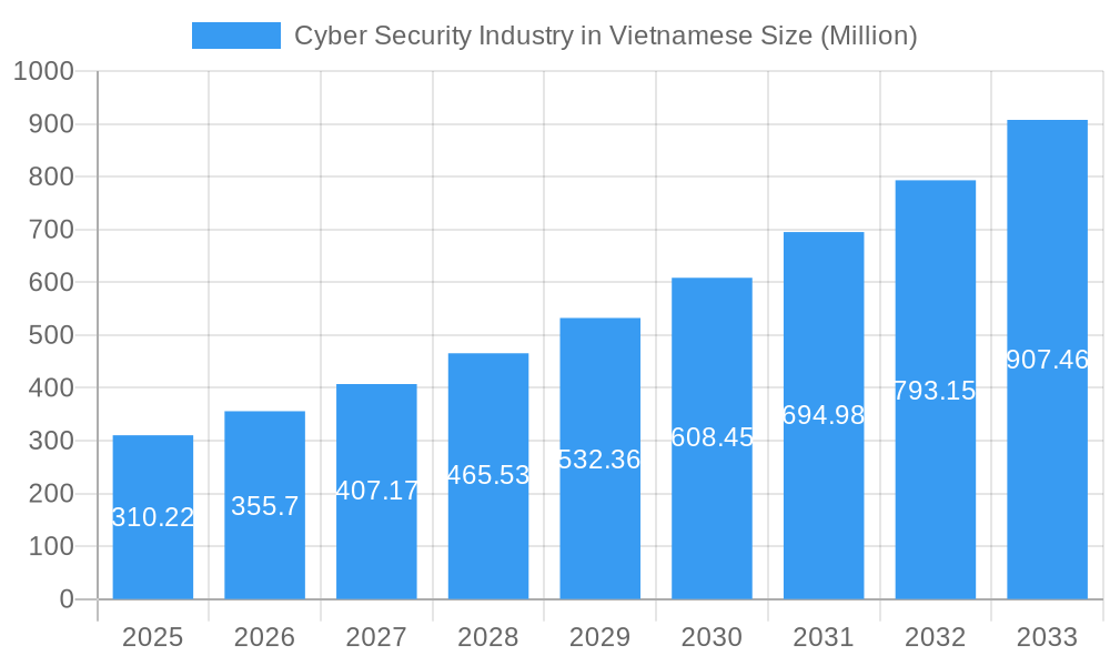 Cyber Security Industry in Vietnamese Market Size and Forecast (2024-2030)