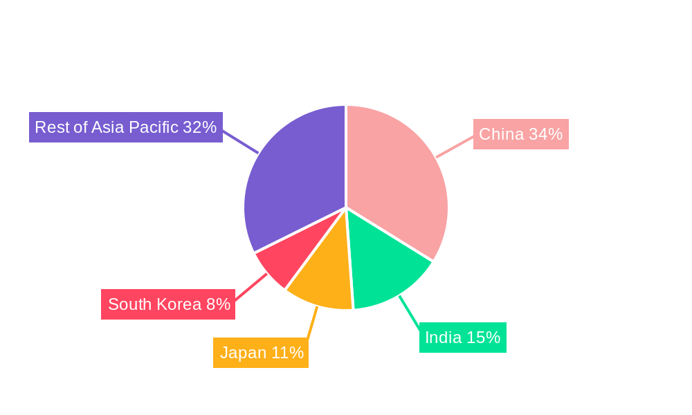 Asia Pacific Infrastructure Construction Market Regional Share
