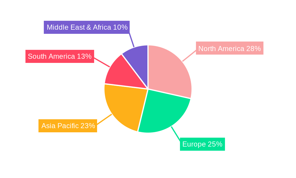 Bio Insecticides Market Market Share by Region - Global Geographic Distribution