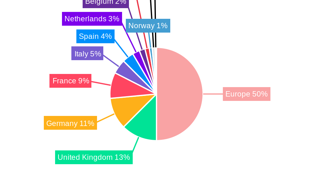 Europe Electric Space Heaters Market Regional Share