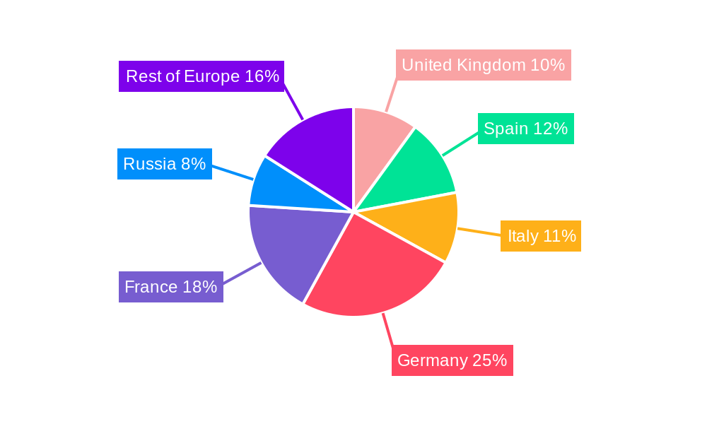 Europe Feed Premix Market Regional Share