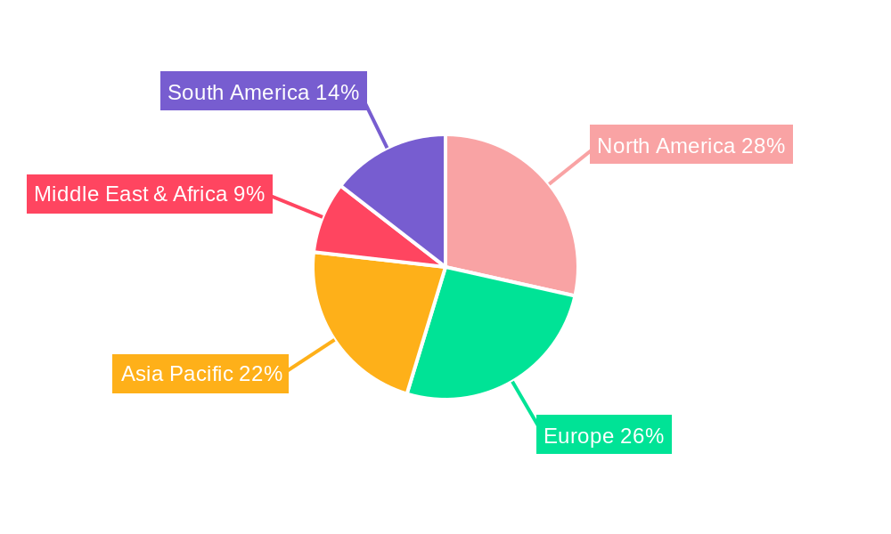 Hybrid Heavy Hauler Market Share by Region - Global Geographic Distribution