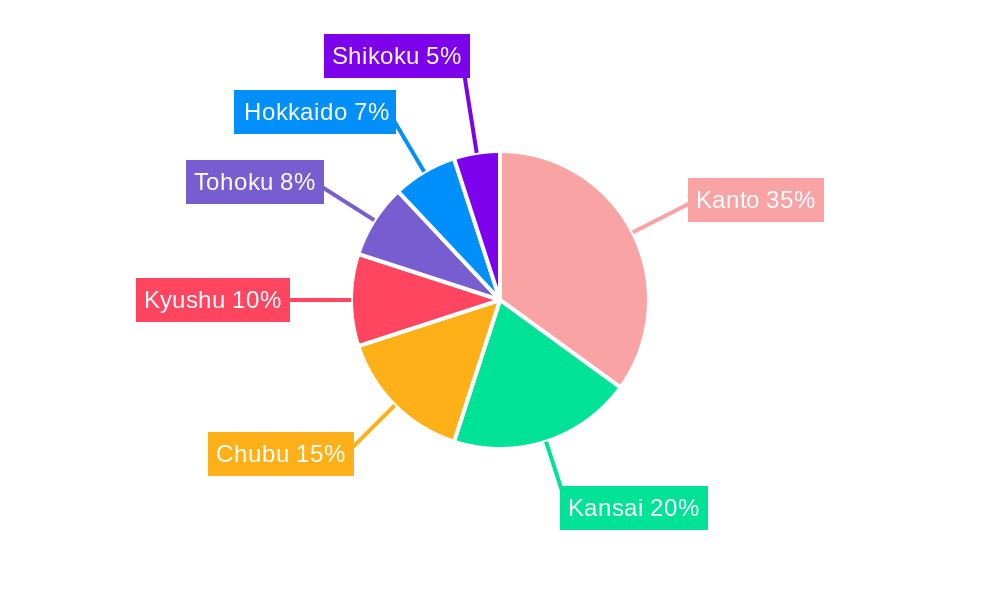 Japan Cloud Computing Market Regional Share