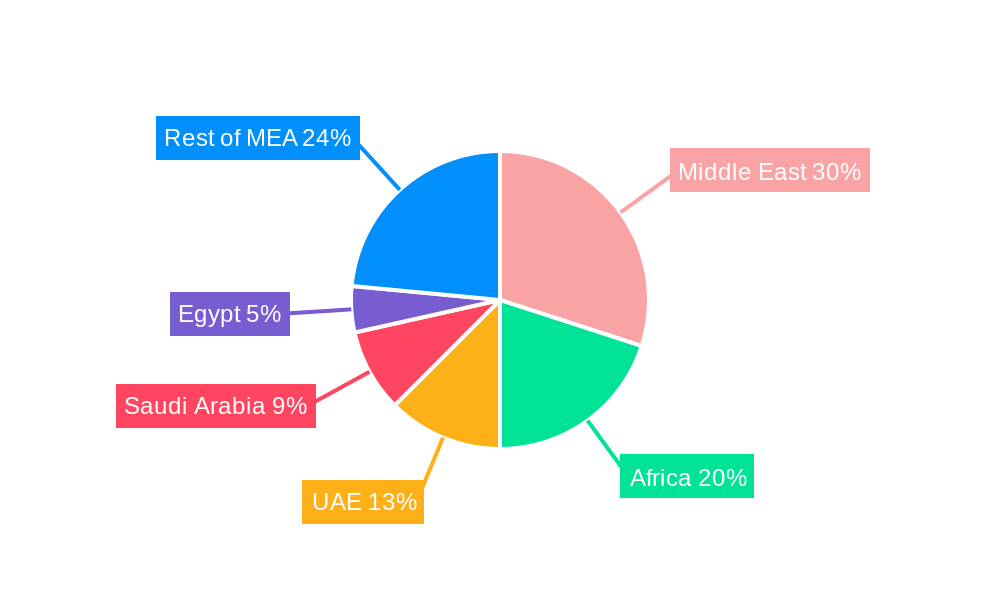 MEA Aircraft Engine Market Regional Share