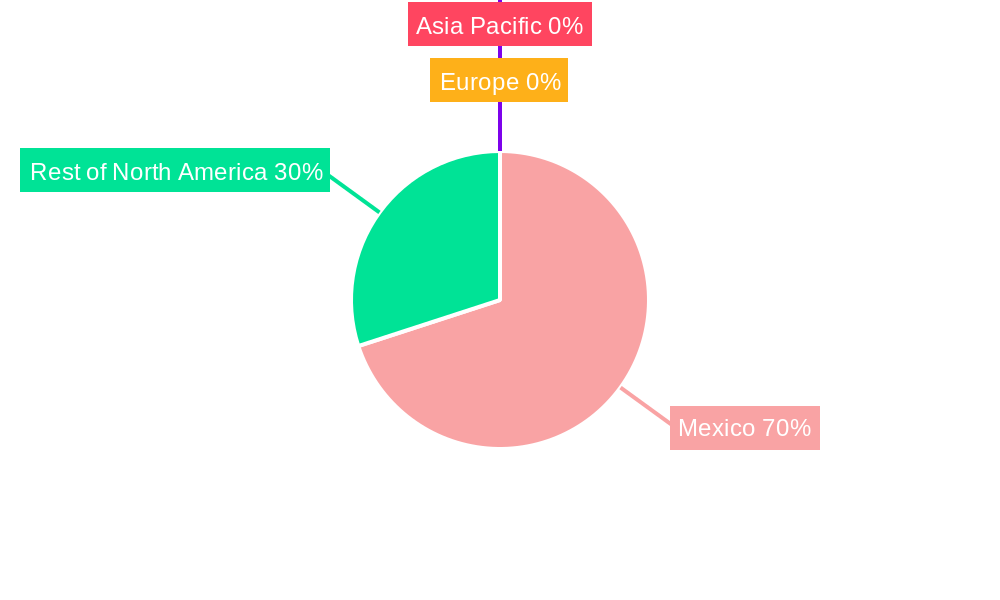 Mexican Food Sweetener Market Regional Share