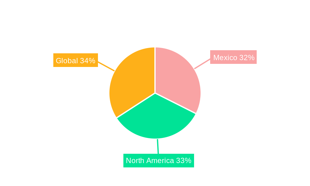 Mexico Automotive Parts Zinc Die Casting Market Regional Share