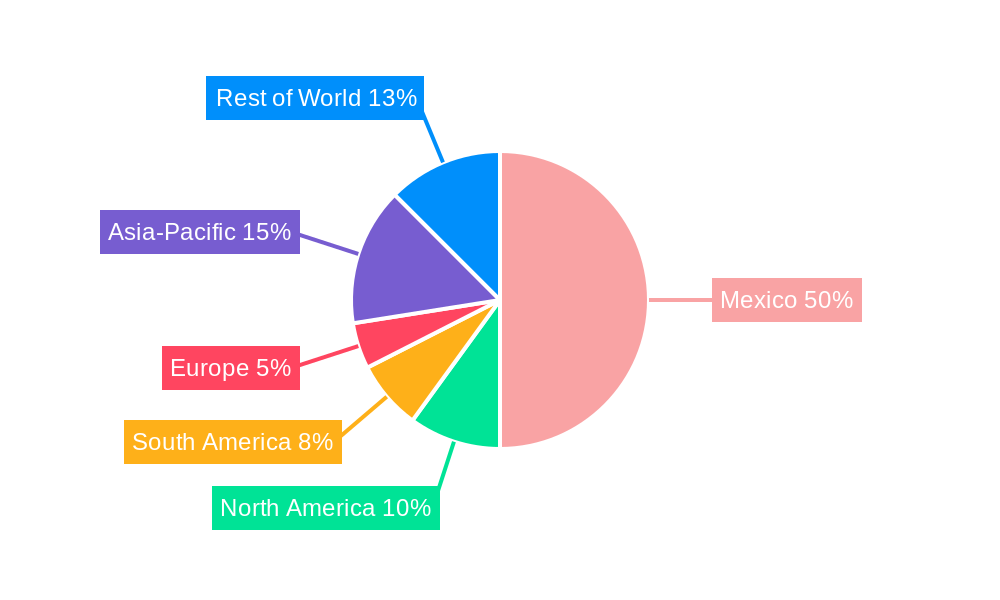 Mexico POS Terminals Industry Regional Share