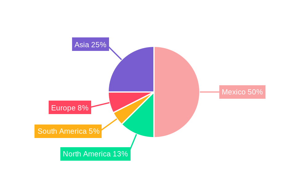 Mexico Surveillance IP Camera Market Regional Share
