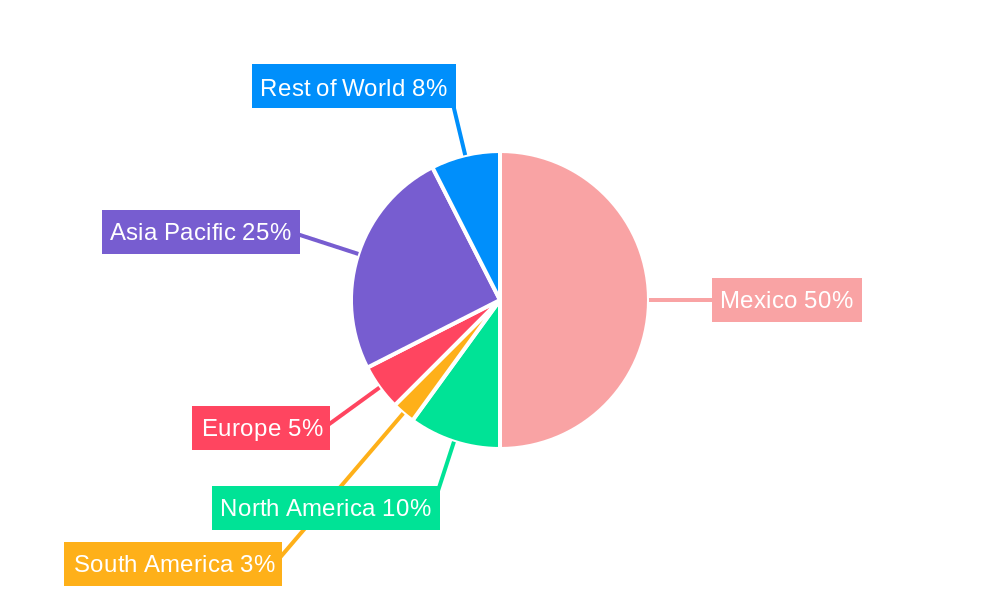 Mexico Video Surveillance Market Regional Share