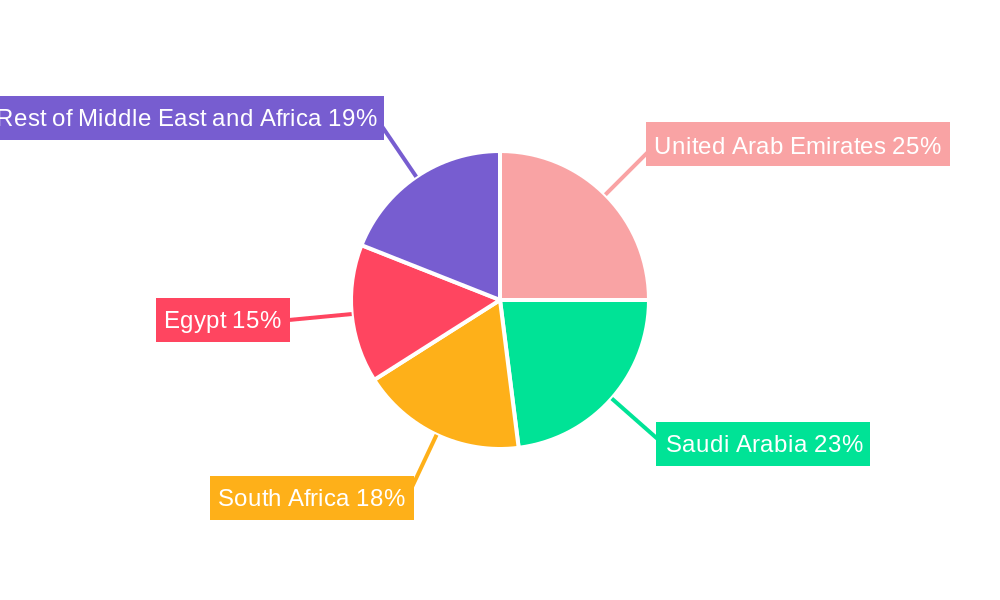 Middle East And Africa Lithium-ion Battery For Electric Vehicle Market Market Share by Region - Global Geographic Distribution