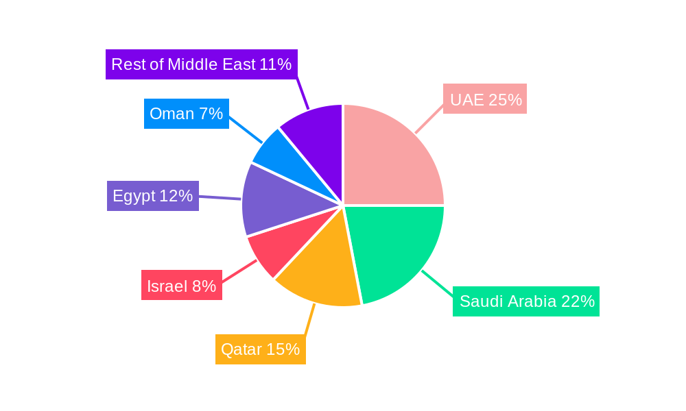 Middle East Power Sector Gas Turbine MRO Industry Regional Share