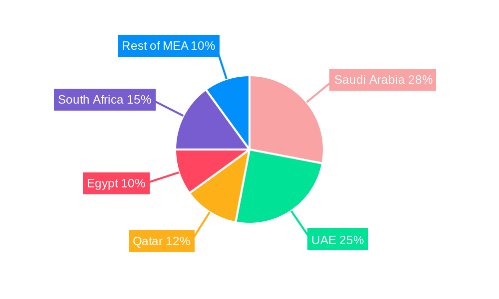 Middle East and Africa ADAS Market Regional Share