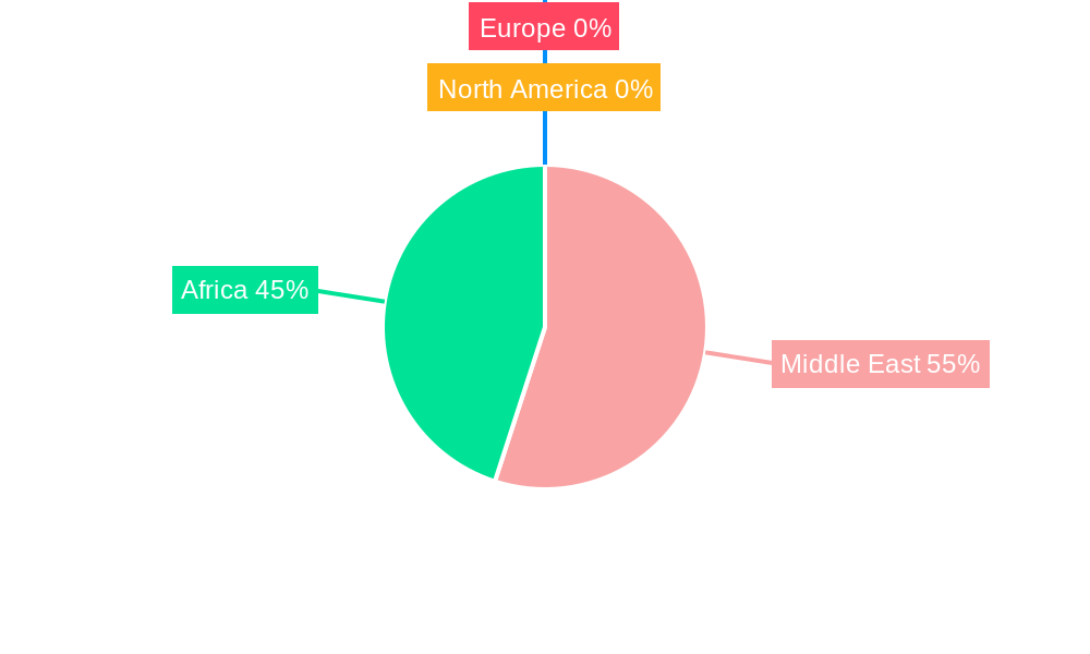 Middle-East and Africa Non-lethal Weapons Market Regional Share