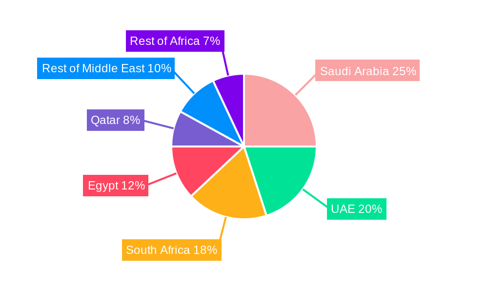 Middle East and Africa Thermal Power Market Regional Share