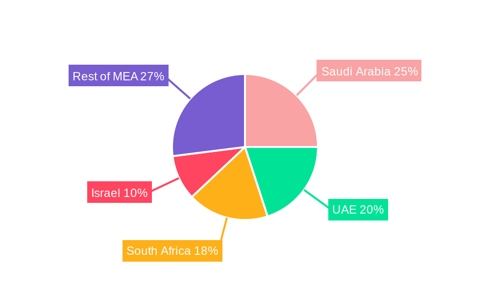 Middle East and Africa Wireless Healthcare Market Regional Share