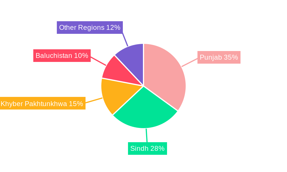 Pakistan Tubular Battery Market Regional Share
