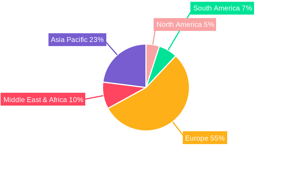Real Estate Market in Austria Market Share by Region - Global Geographic Distribution