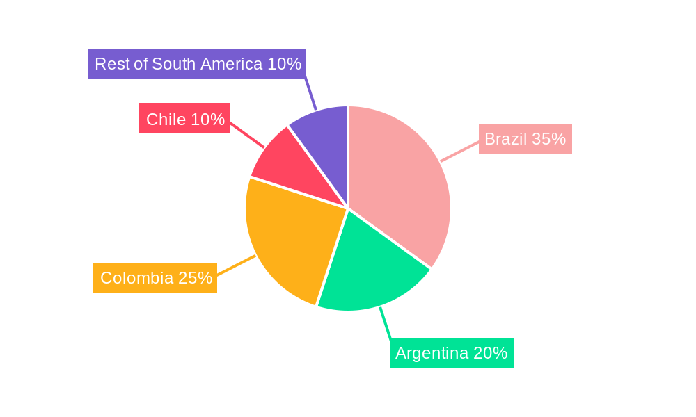 South America Architectural Coatings Market Regional Share