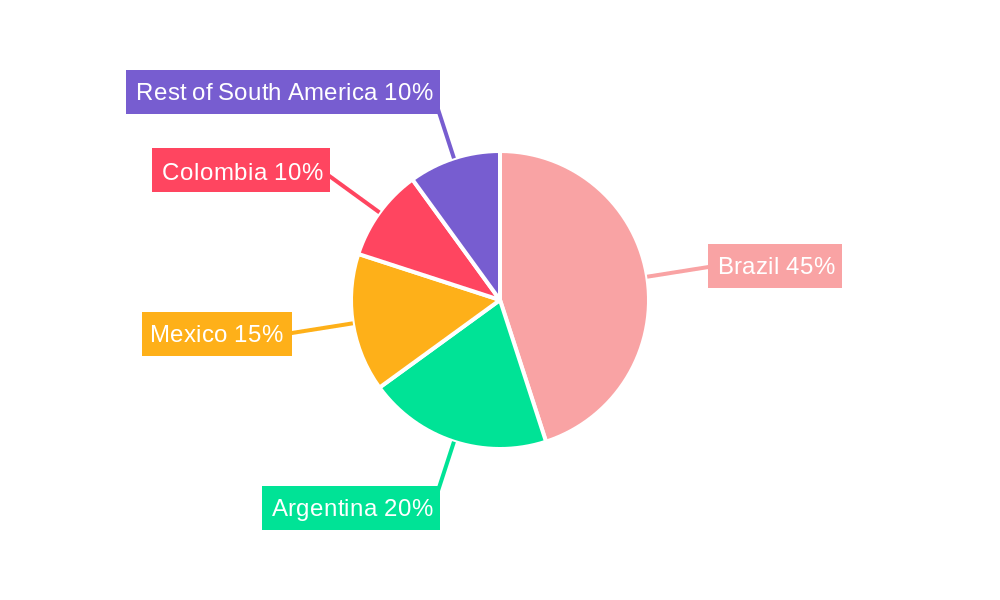 South America Automotive Engine Oils Market Regional Share