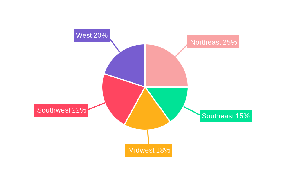 US Electric Car Market Regional Share