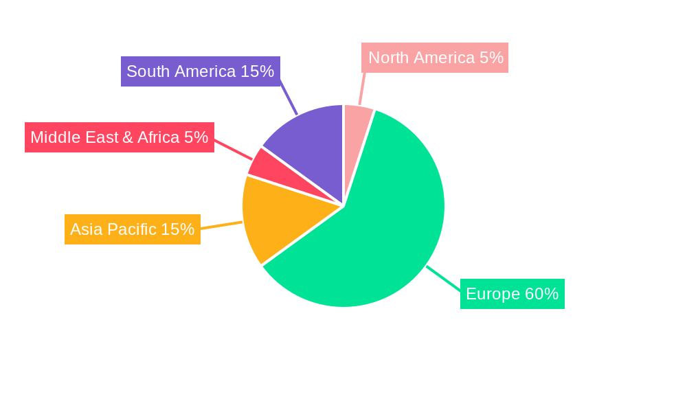 United Kingdom Full Service Restaurants Market Regional Share