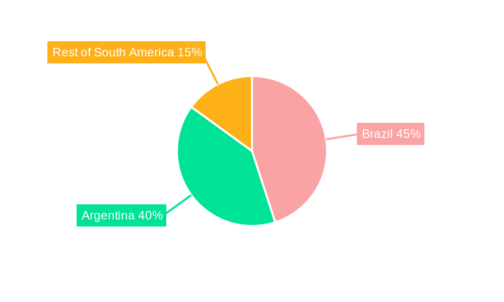 Wheat Production Market in South America Regional Share