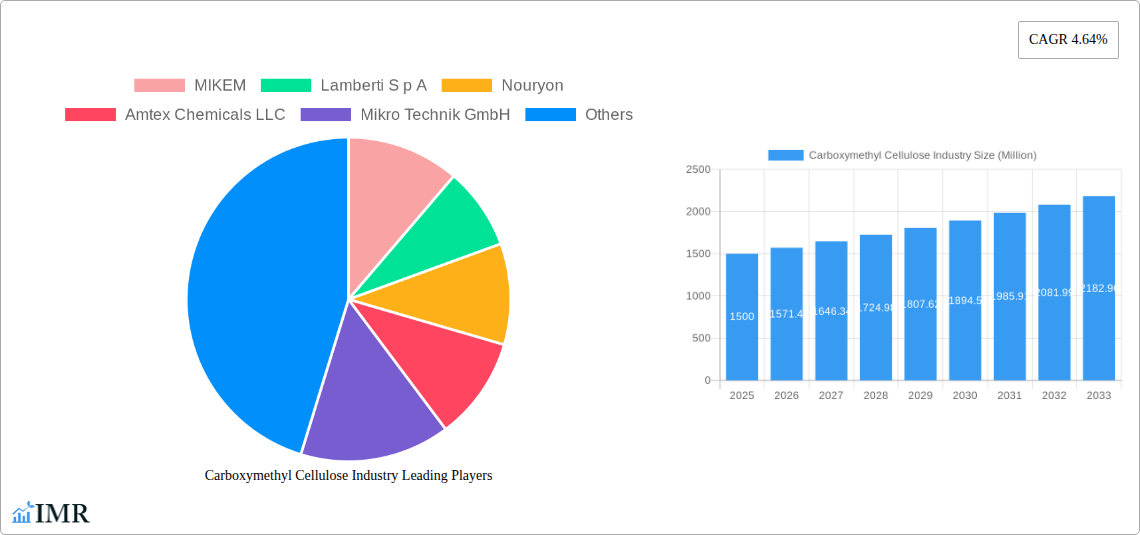 Carboxymethyl Cellulose Industry Research Report - Market Size, Growth & Forecast