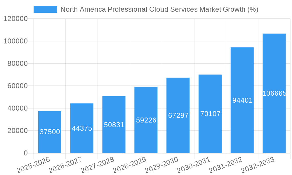 North America Professional Cloud Services Market Growth