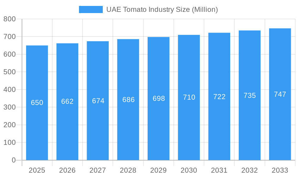 UAE Tomato Industry Market Size and Forecast (2024-2030)
