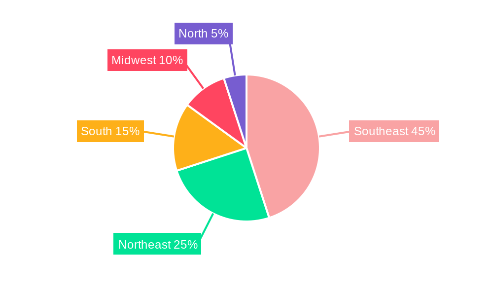 Brazil Passenger Vehicles Lubricants Market Regional Share