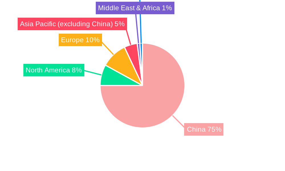 China Outdoor LED Lighting Market Regional Share