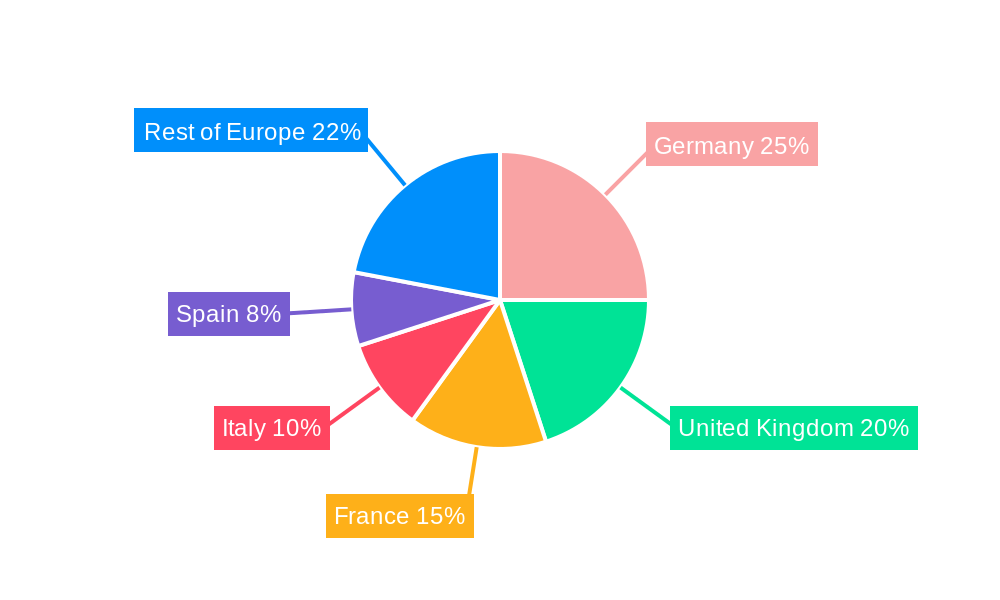 Europe Artificial Grass Market Regional Share