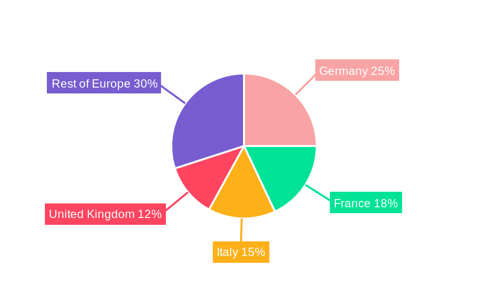 Europe Automotive Parts Zinc Die Casting Industry Regional Share