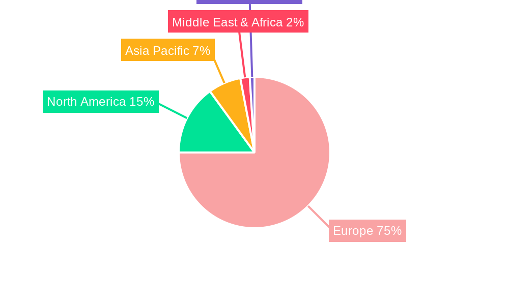 Europe Faucet Industry Market Share by Region - Global Geographic Distribution