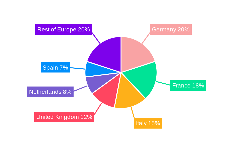 Europe Gelatin Market Regional Share
