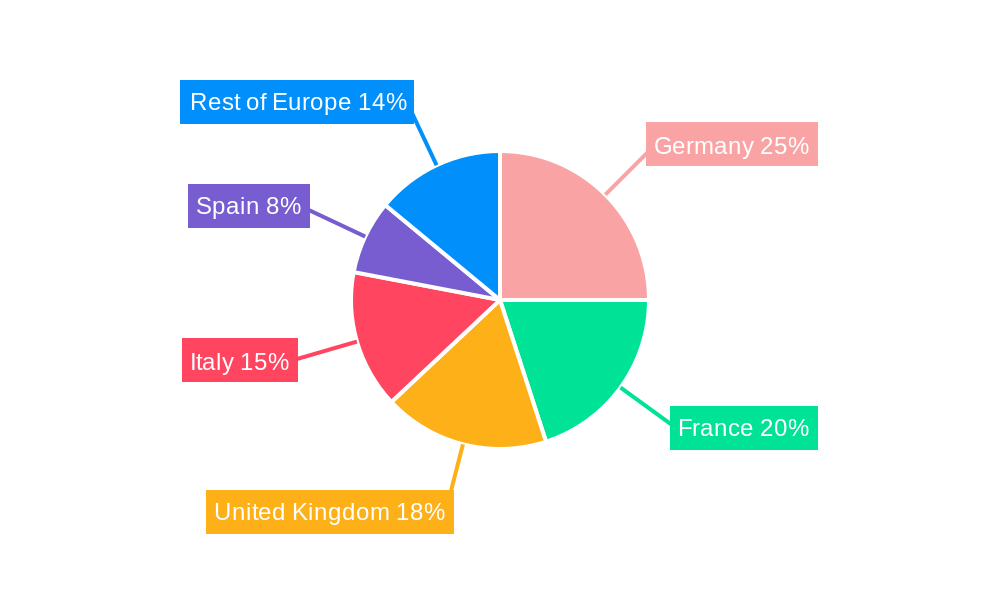 Europe Glass Bottles and Containers Market Regional Share
