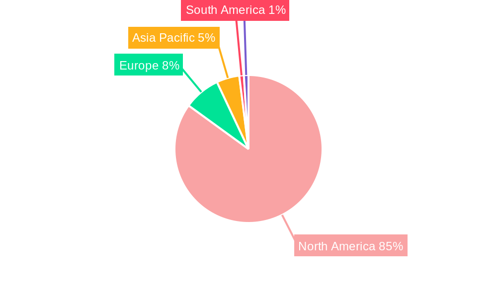Hair Salon Industry in Canada Market Share by Region - Global Geographic Distribution