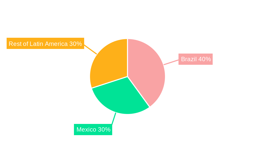 Latin America Active and Intelligent Packaging Market Regional Share