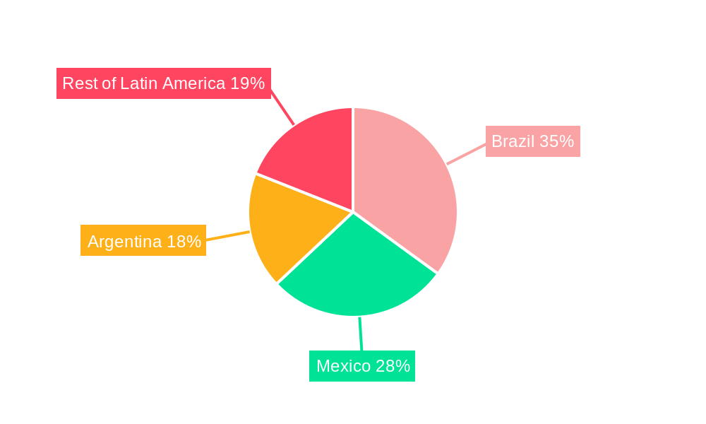 Latin America Protective Packaging Market Regional Share