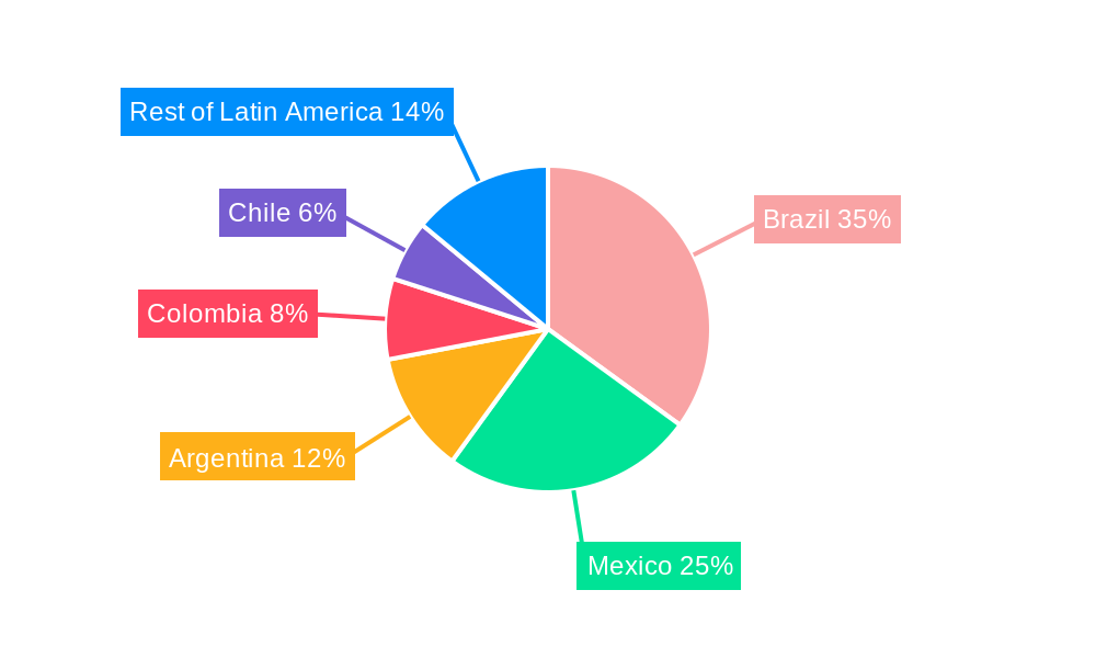 Latin America Travel Market Regional Share