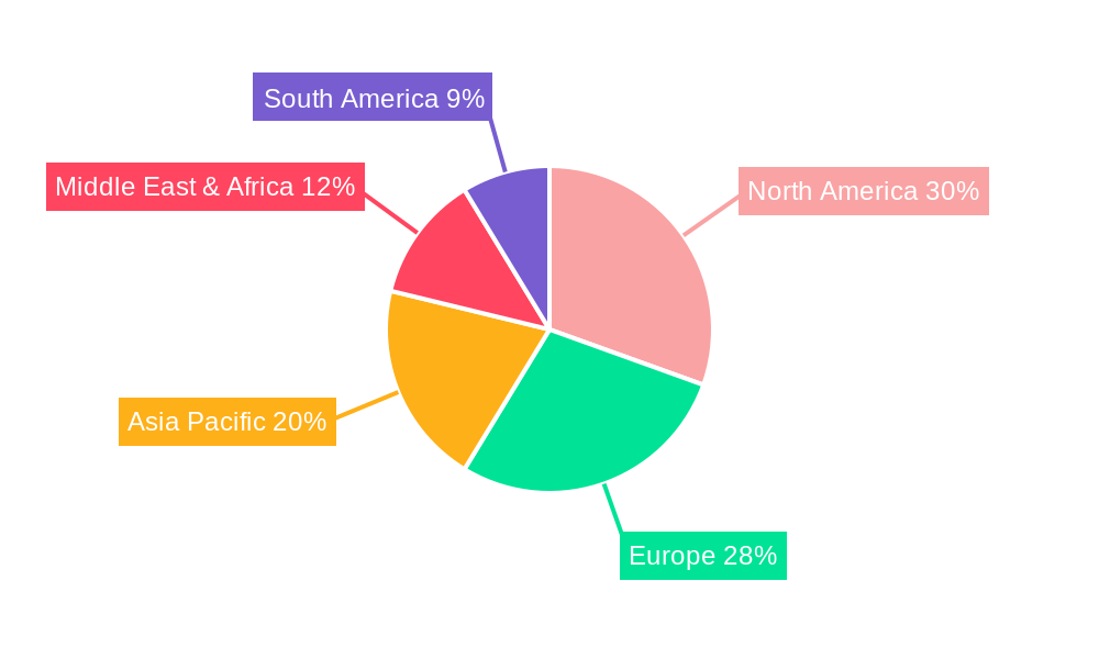 Liquid Rhinoplasty Market Share by Region - Global Geographic Distribution