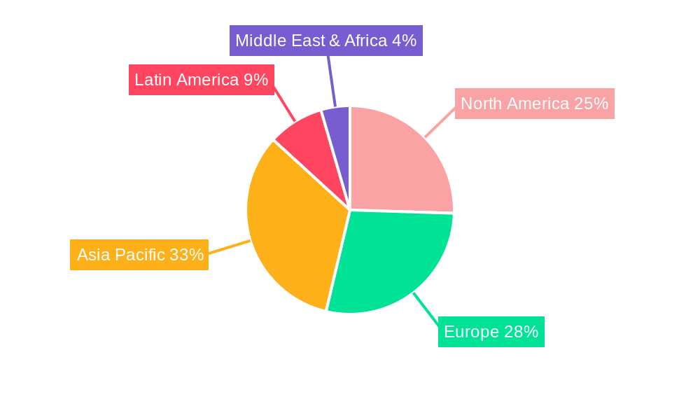 Low Voltage Driver Market Share by Region - Global Geographic Distribution