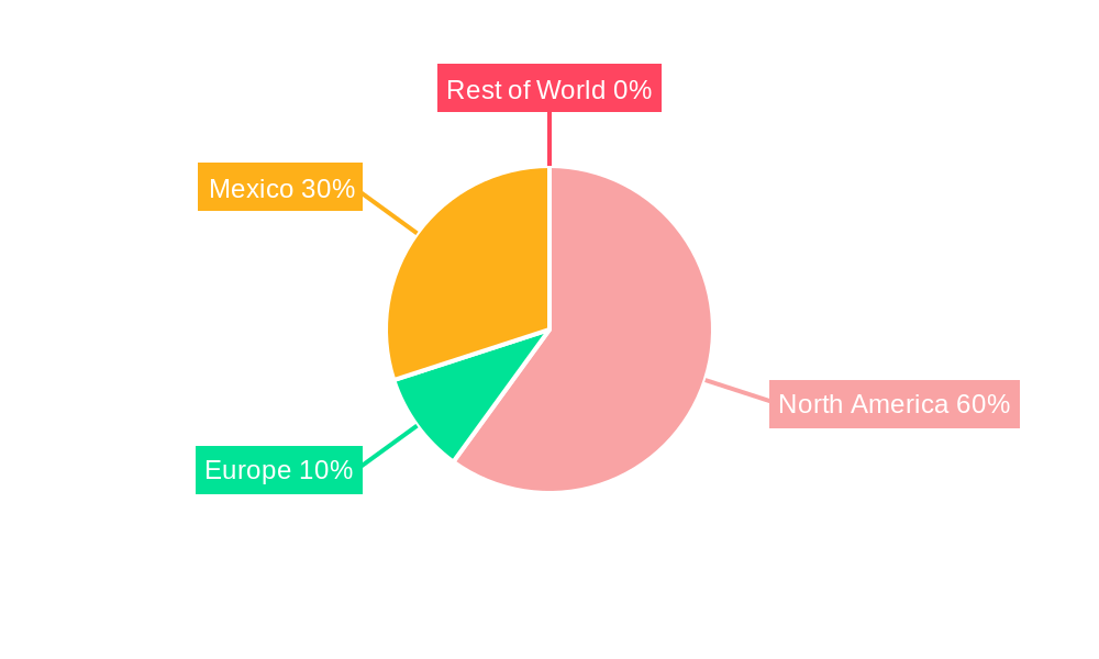 Mexico Surveillance Analog Camera Market Regional Share