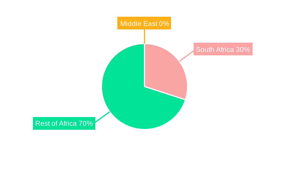 Middle East Africa Feed Antioxidants Market Regional Share