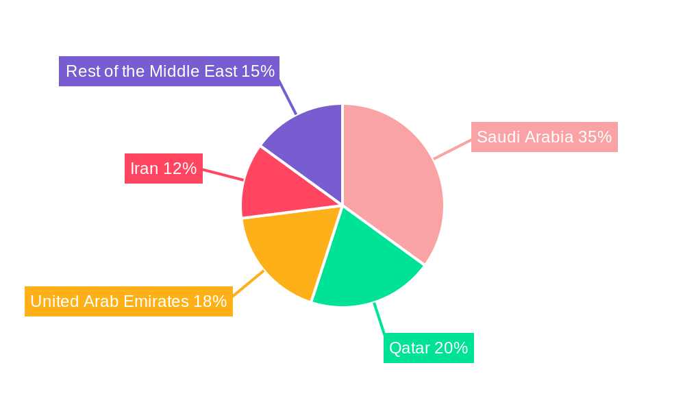 Middle East Oilfield Services Industry Regional Share
