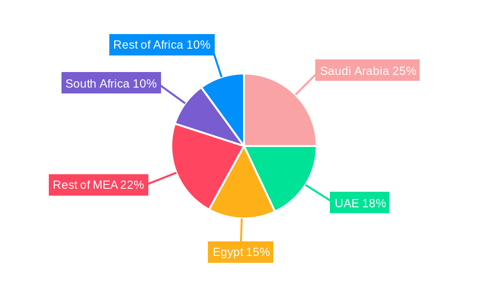 Middle East and Africa Active and Intelligent Packaging Market Regional Share