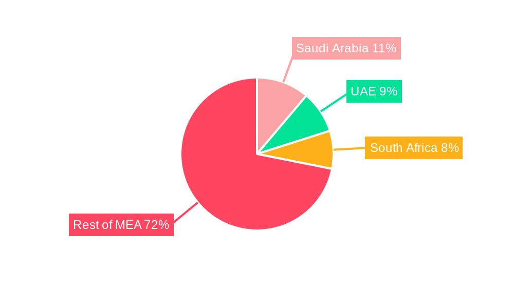 Middle East and Africa Cybersecurity Industry Regional Share