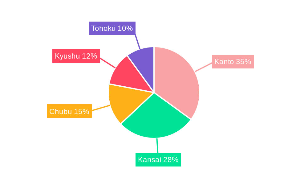 Power Market in Japan Regional Share