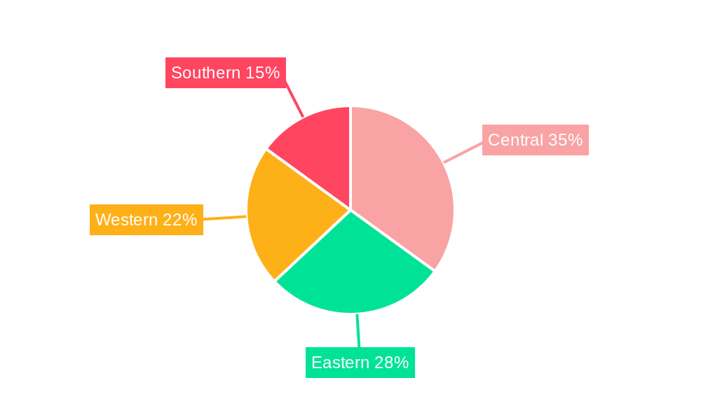 Saudi Arabia (KSA) Freight and Logistics Market Regional Share